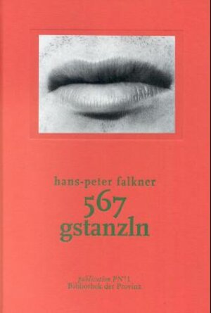 Buchcover 567 Gstanzln | Hans P Falkner | EAN 9783852523231 | ISBN 3-85252-323-0 | ISBN 978-3-85252-323-1