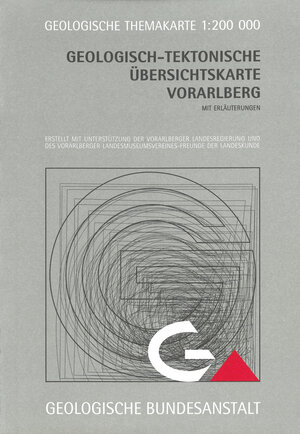 Buchcover Geologisch-tektonische Übersichtskarte von Vorarlberg | Rudolf Oberhauser | EAN 9783853160015 | ISBN 3-85316-001-8 | ISBN 978-3-85316-001-5