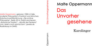 Buchcover Das Unvorhergesehene | Malte Oppermann | EAN 9783854182078 | ISBN 3-85418-207-4 | ISBN 978-3-85418-207-8