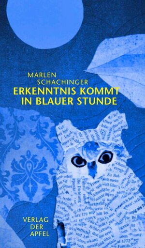 Buchcover Erkenntnis kommt in blauer Stunde | Marlen Schachinger | EAN 9783854505402 | ISBN 3-85450-540-X | ISBN 978-3-85450-540-2