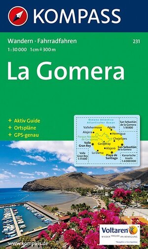 Kompass Karten, La Gomera: Wandern / Rad, Lexikon / GPS-genau