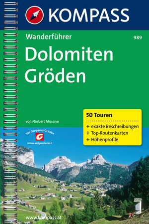 Kompass Wanderbücher, Dolomiten, Gröden: 50 Touren