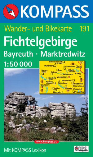 Fichtelgebirge, Bayreuth, Marktredwitz 1 : 50 000: Wander- und Radtourenkarte. GPS-genau