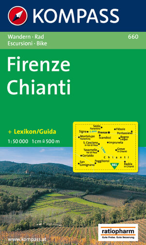 Kompass Karten, Firenze, Chianti: Wandern, Rad / Escursioni, Bike (Carte de Randon)