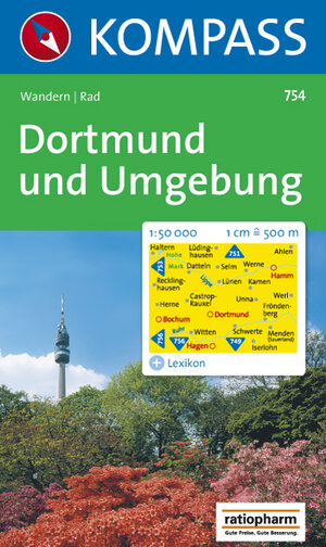 Dortmund und Umgebung 1 : 50 000: Wandern / Rad