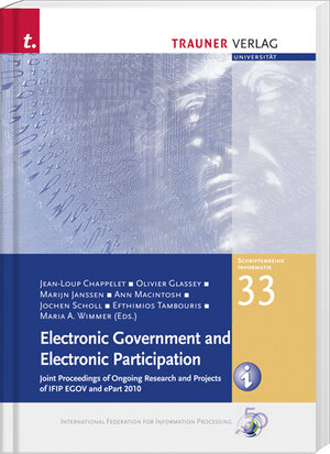 Buchcover Electronic Government and Electronic Participation | Jean L Chappelet | EAN 9783854997665 | ISBN 3-85499-766-3 | ISBN 978-3-85499-766-5