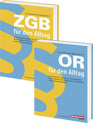 Buchcover Buchset OR und ZGB | Patrick Strub | EAN 9783855698813 | ISBN 3-85569-881-3 | ISBN 978-3-85569-881-3