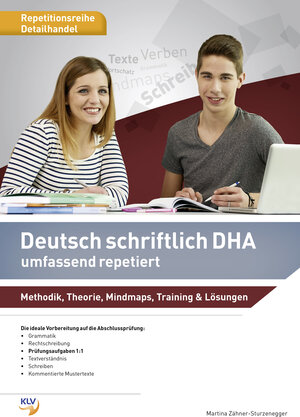 Buchcover Deutsch schriftlich DHA | Martina Zähner | EAN 9783856122652 | ISBN 3-85612-265-6 | ISBN 978-3-85612-265-2