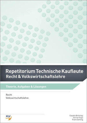 Buchcover Repetitorium Technische Kaufleute | Claudia Britschgi | EAN 9783856123512 | ISBN 3-85612-351-2 | ISBN 978-3-85612-351-2