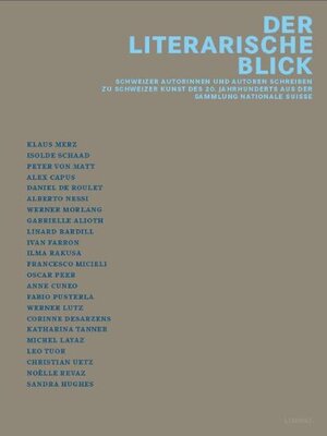 Buchcover Der literarische Blick | Alberto Nessi | EAN 9783857915512 | ISBN 3-85791-551-X | ISBN 978-3-85791-551-2