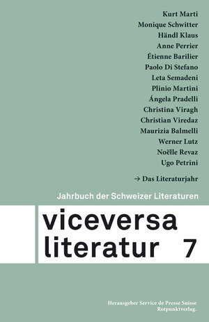 Buchcover Viceversa 7 | Maurizia Balmelli | EAN 9783858696076 | ISBN 3-85869-607-2 | ISBN 978-3-85869-607-6