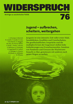 Buchcover Widerspruch 76  | EAN 9783858699213 | ISBN 3-85869-921-7 | ISBN 978-3-85869-921-3