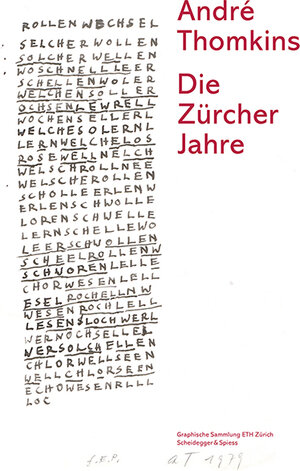 Buchcover André Thomkins | EAN 9783858815095 | ISBN 3-85881-509-8 | ISBN 978-3-85881-509-5