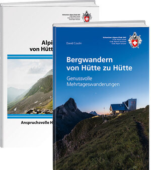 Buchcover Kombipaket Bergwandern und Alpinwandern von Hütte zu Hütte  | EAN 9783859024472 | ISBN 3-85902-447-7 | ISBN 978-3-85902-447-2