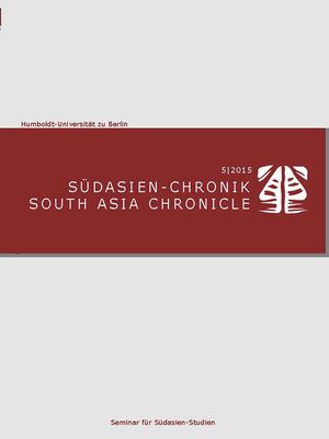 Buchcover Südasien-Chronik / South Asia Chronicle (5/2015)  | EAN 9783860043165 | ISBN 3-86004-316-1 | ISBN 978-3-86004-316-5
