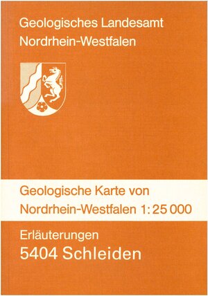 Buchcover Geologische Karten von Nordrhein-Westfalen 1:25000 / Schleiden | Karl H Ribbert | EAN 9783860292686 | ISBN 3-86029-268-4 | ISBN 978-3-86029-268-6