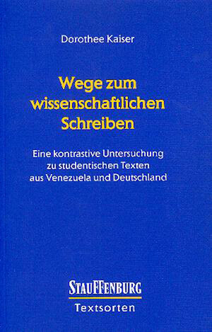 Buchcover Wege zum wissenschaftlichen Schreiben | Dorothee Kaiser | EAN 9783860576847 | ISBN 3-86057-684-4 | ISBN 978-3-86057-684-7