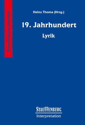 Buchcover 19. Jahrhundert - Lyrik  | EAN 9783860579084 | ISBN 3-86057-908-8 | ISBN 978-3-86057-908-4