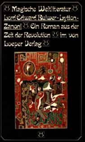 Buchcover Zanoni | Edward George Bulwer-Lytton | EAN 9783860595541 | ISBN 3-86059-554-7 | ISBN 978-3-86059-554-1