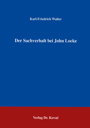 Der Sachverhalt bei John Locke .