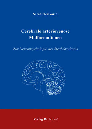 Buchcover Cerebrale arteriovenöse Malformationen | Sarah Steinvorth | EAN 9783860649961 | ISBN 3-86064-996-5 | ISBN 978-3-86064-996-1
