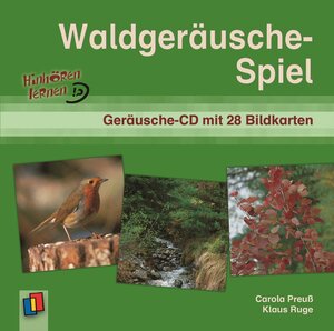 Waldgeräusche-Spiel: Forest Sounds. Hinhören und Lernen