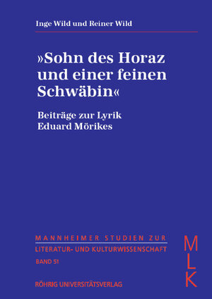 Buchcover „Sohn des Horaz und einer feinen Schwäbin“ | Inge Wild | EAN 9783861105695 | ISBN 3-86110-569-1 | ISBN 978-3-86110-569-5