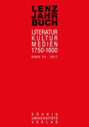 Buchcover Lenz-Jahrbuch 24 (2017) | EAN 9783861107200 | ISBN 3-86110-720-1 | ISBN 978-3-86110-720-0