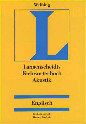 Langenscheidt Fachwörterbuch Akustik, Englisch