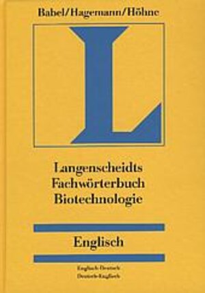 Langenscheidt Fachwörterbuch Biotechnologie, Englisch