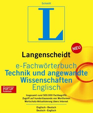 Buchcover Langenscheidt e-Fachwörterbuch 5.0 Technik und angewandte Wissenschaften Englisch  | EAN 9783861172246 | ISBN 3-86117-224-0 | ISBN 978-3-86117-224-6
