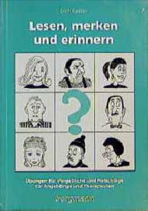 Buchcover Lesen, merken und erinnern | Erich Kasten | EAN 9783861450818 | ISBN 3-86145-081-X | ISBN 978-3-86145-081-8