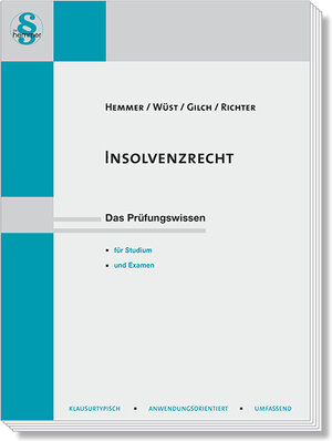 Buchcover Insolvenzrecht | Karl-Edmund Hemmer | EAN 9783861931836 | ISBN 3-86193-183-4 | ISBN 978-3-86193-183-6