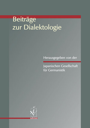 Buchcover Beiträge zur Dialektologie  | EAN 9783862053377 | ISBN 3-86205-337-7 | ISBN 978-3-86205-337-7