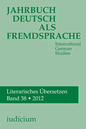 Buchcover Jahrbuch Deutsch als Fremdsprache, Bd. 38/2012  | EAN 9783862053520 | ISBN 3-86205-352-0 | ISBN 978-3-86205-352-0