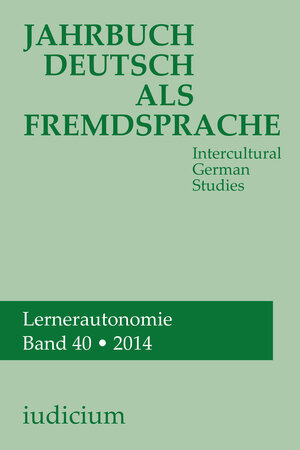 Buchcover Jahrbuch Deutsch als Fremdsprache Band 40 / 2014  | EAN 9783862053544 | ISBN 3-86205-354-7 | ISBN 978-3-86205-354-4