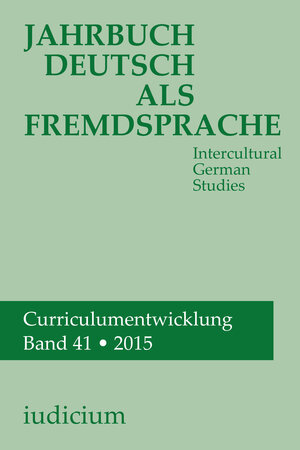 Buchcover Jahrbuch Deutsch als Fremdsprache  | EAN 9783862053551 | ISBN 3-86205-355-5 | ISBN 978-3-86205-355-1