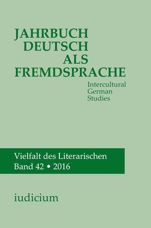Buchcover Jahrbuch Deutsch als Fremdsprache  | EAN 9783862053568 | ISBN 3-86205-356-3 | ISBN 978-3-86205-356-8