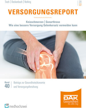 Buchcover Versorgungsreport Knieschmerzen/Gonarthrose | Thorsten Tisch | EAN 9783862169535 | ISBN 3-86216-953-7 | ISBN 978-3-86216-953-5