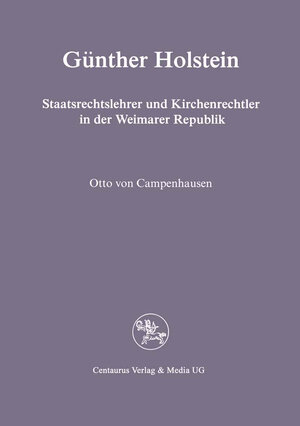 Buchcover Günther Holstein | Otto von Campenhausen | EAN 9783862264131 | ISBN 3-86226-413-0 | ISBN 978-3-86226-413-1