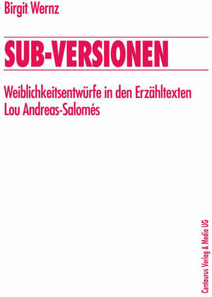 Buchcover Sub-Versionen | Birgit Wernz | EAN 9783862264773 | ISBN 3-86226-477-7 | ISBN 978-3-86226-477-3