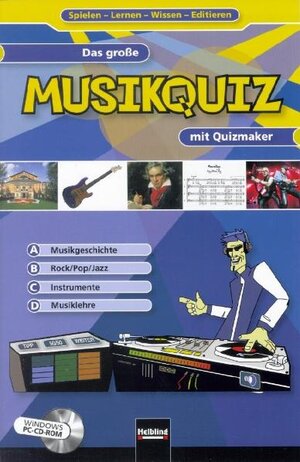Buchcover Das große Musikquiz mit Quizmaker (Einzelplatzversion) | Gerhard Wanker | EAN 9783862270279 | ISBN 3-86227-027-0 | ISBN 978-3-86227-027-9