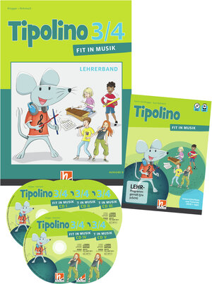 Buchcover Tipolino 3/4 - Fit in Musik. Paket inkl. DVD. Ausgabe D | Katrin-Uta Ringger | EAN 9783862274796 | ISBN 3-86227-479-9 | ISBN 978-3-86227-479-6