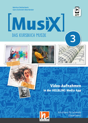 Buchcover MusiX 3 (Ausgabe ab 2019) Unterrichtsfilme und Tutorials Schullizenz | Markus Detterbeck | EAN 9783862275953 | ISBN 3-86227-595-7 | ISBN 978-3-86227-595-3