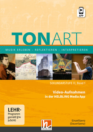 Buchcover TONART Sekundarstufe II Band 1 (Ausgabe 2023), Video-Aufnahmen Einzellizenz | Wieland Schmid | EAN 9783862276189 | ISBN 3-86227-618-X | ISBN 978-3-86227-618-9