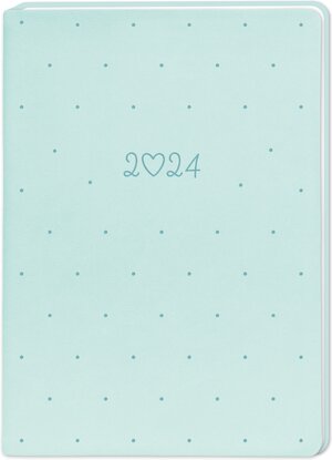 Buchcover Terminplaner Lederlook 2024 Mint  | EAN 9783862299935 | ISBN 3-86229-993-7 | ISBN 978-3-86229-993-5