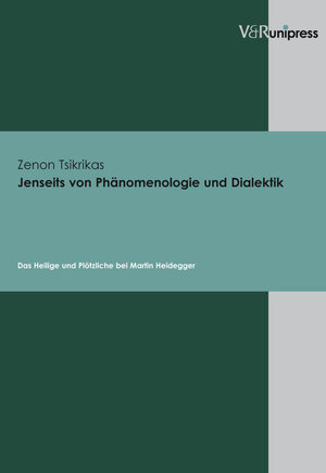 Buchcover Jenseits von Phänomenologie und Dialektik | Zenon Tsikrikas | EAN 9783862340064 | ISBN 3-86234-006-6 | ISBN 978-3-86234-006-4