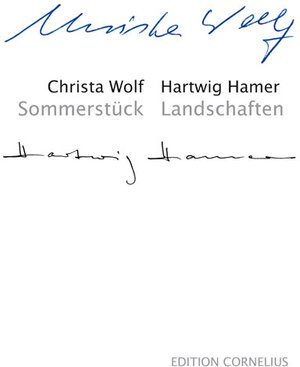 Buchcover Sommerstück / Landschaften | Christa Wolf | EAN 9783862374823 | ISBN 3-86237-482-3 | ISBN 978-3-86237-482-3