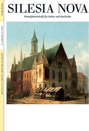 Buchcover Silesia Nova. Zeitschrift für Kultur und Geschichte / Silesia Nova  | EAN 9783862762842 | ISBN 3-86276-284-X | ISBN 978-3-86276-284-2