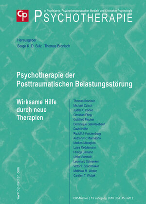 Buchcover Psychotherapie der Posttraumatischen Belastungsstörung  | EAN 9783862940165 | ISBN 3-86294-016-0 | ISBN 978-3-86294-016-5